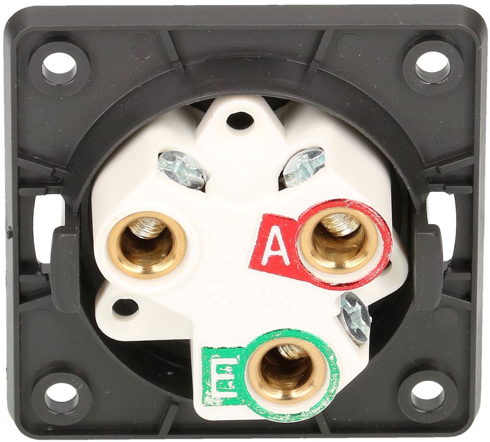 prise 1x type I appareil avec plaque frontale Berker Integro ant.