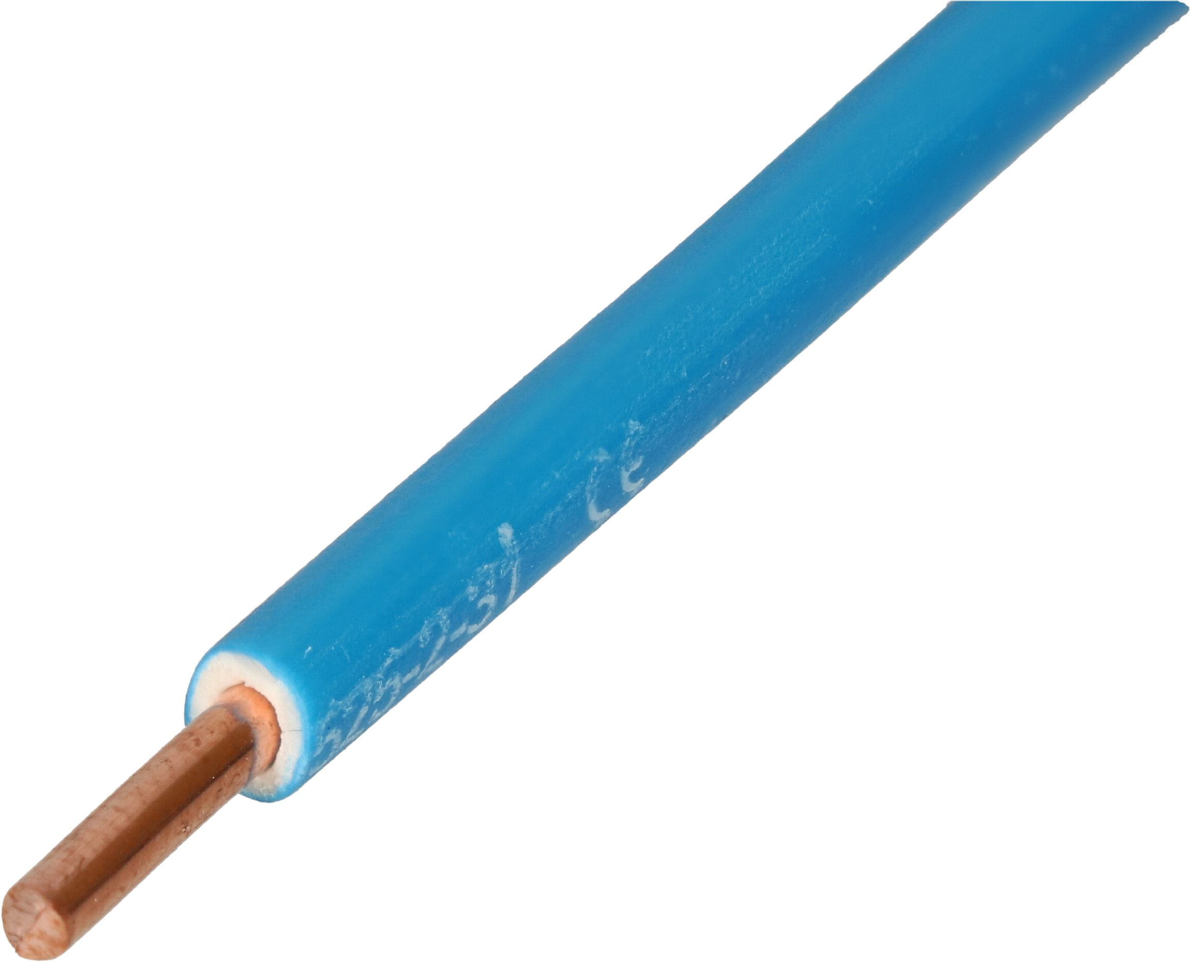 fil en T H07V-U2.5 20m bleu