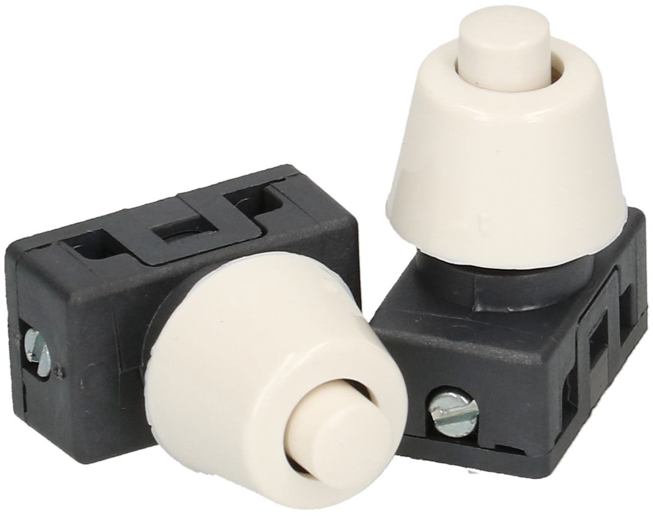 Interrupteur à poussoir ENC 1 pôle AUS 2(1)A, 250 V