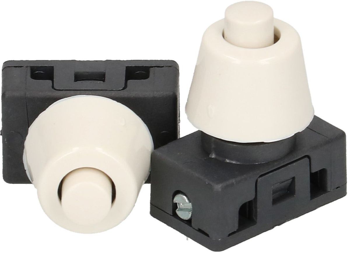 Interrupteur à poussoir ENC 1 pôle AUS 2(1)A, 250 V