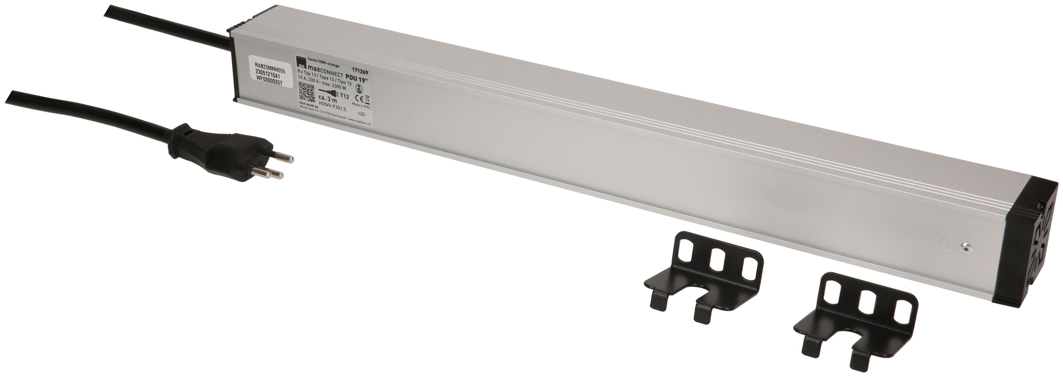 PDU 19 pouce 8x type 13 orange 1U