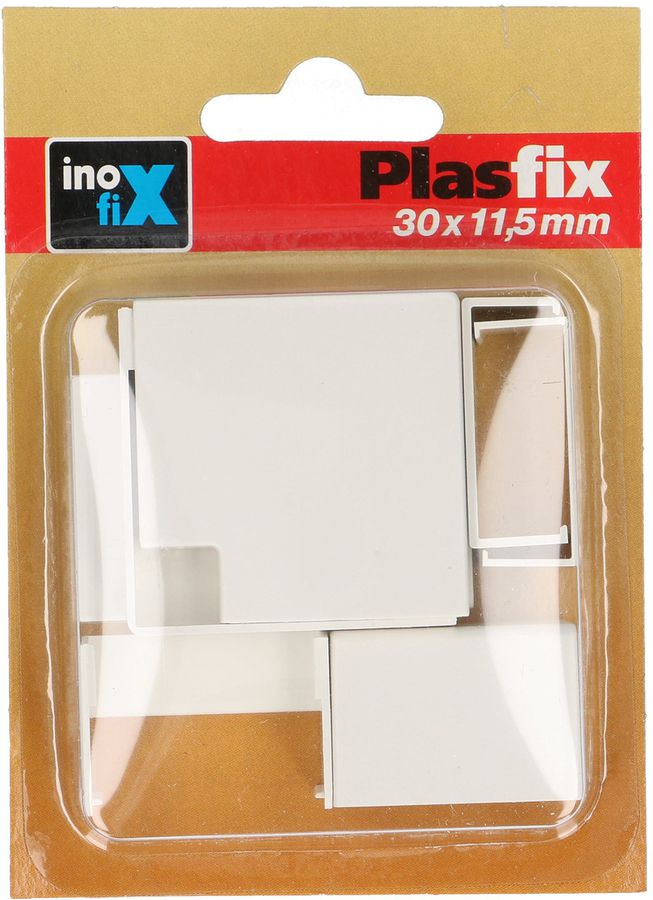 Raccords de goulotte 30x11.5mm blanc assorti 7 pcs.