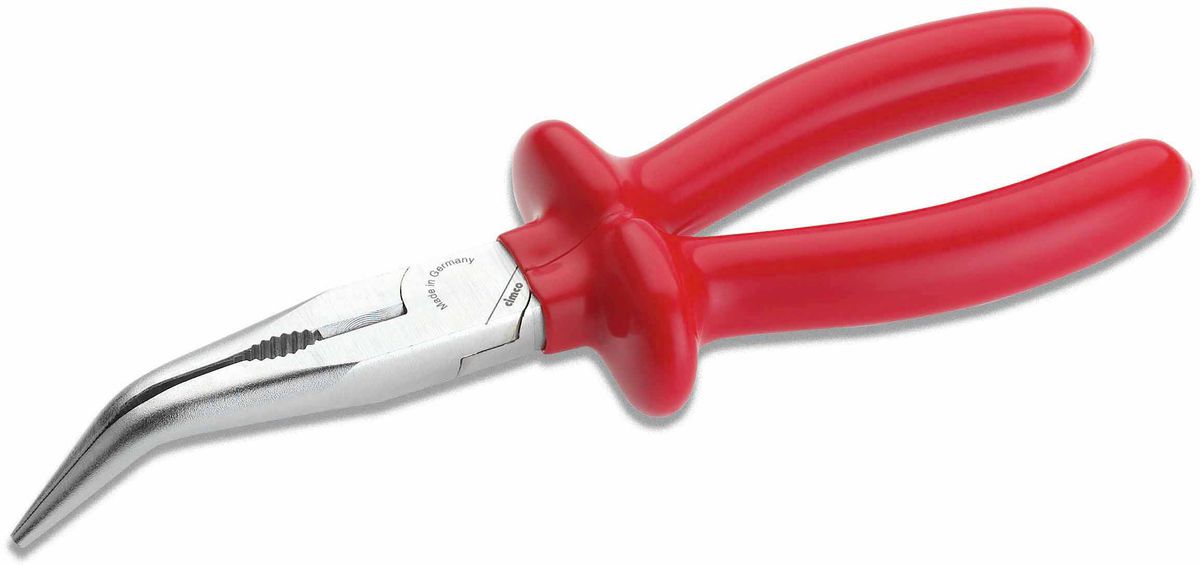 1000 V Pince téléphonique DIN ISO 5745 courbée 200mm