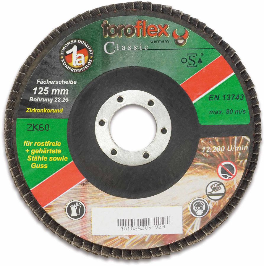 Disque à lamelles Z-K diamètre 125 grain 60