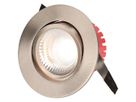 spot encastré à LED SOLVO-IP65 Ø80 nickel brossé 3000K 750lm 38°