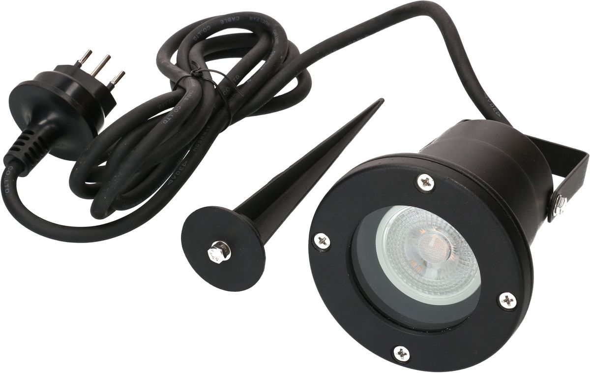 Gartenspot Jupitero / ALU sw IP65 / GU10 Fassung / Typ 13