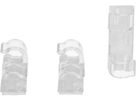 kit de clips pour câbles 8mm transparent