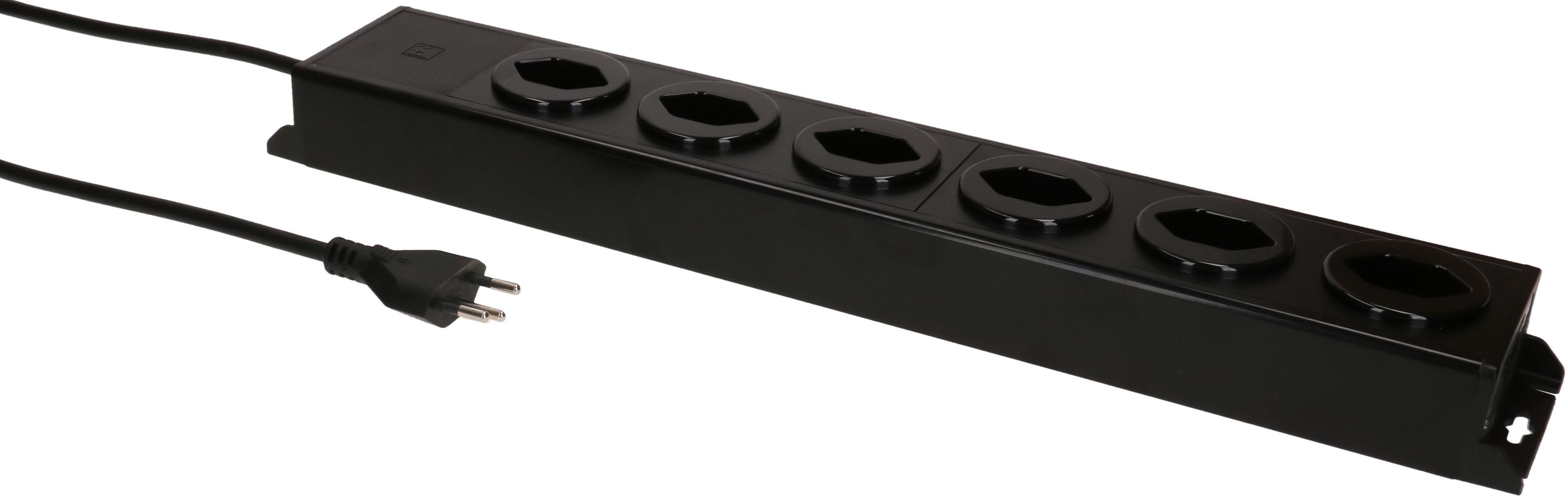 multiprise Power Line 6x type 13 noir/noir 3.0m