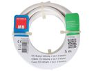 câble TD H05VV-F3G1.0 5m blanc