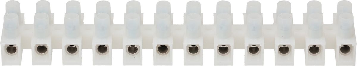 Klemmleiste 1000/12 DS 2.5-6mm2 12-polig natur Drahtschutz