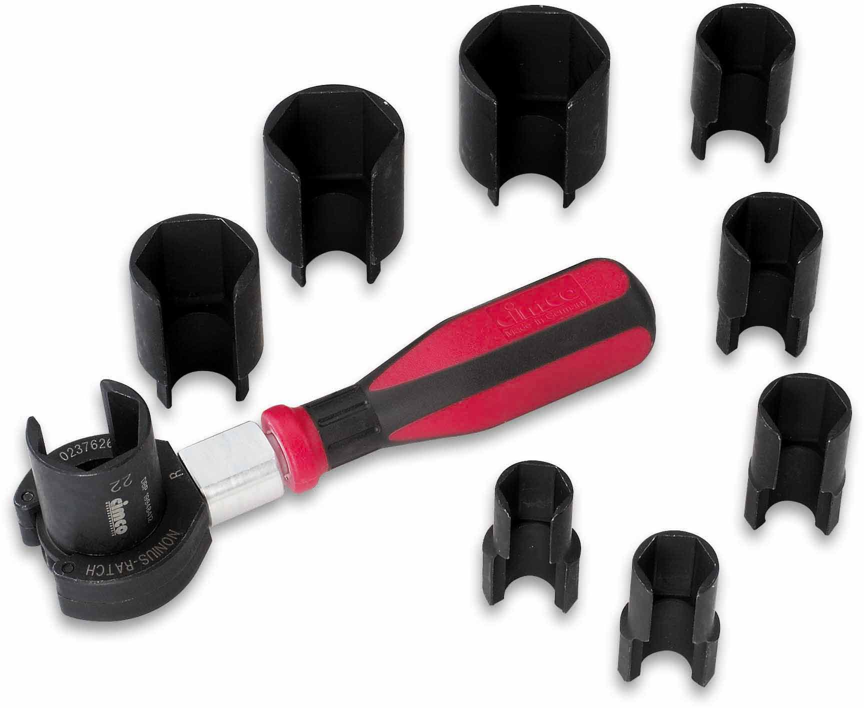 Assortimento di cricchetti e inserti per pressacavi 11 pezzi