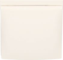 Abdeckrahmen Gr.1 UP mit Klappdeckel Integro weiss hochglanz