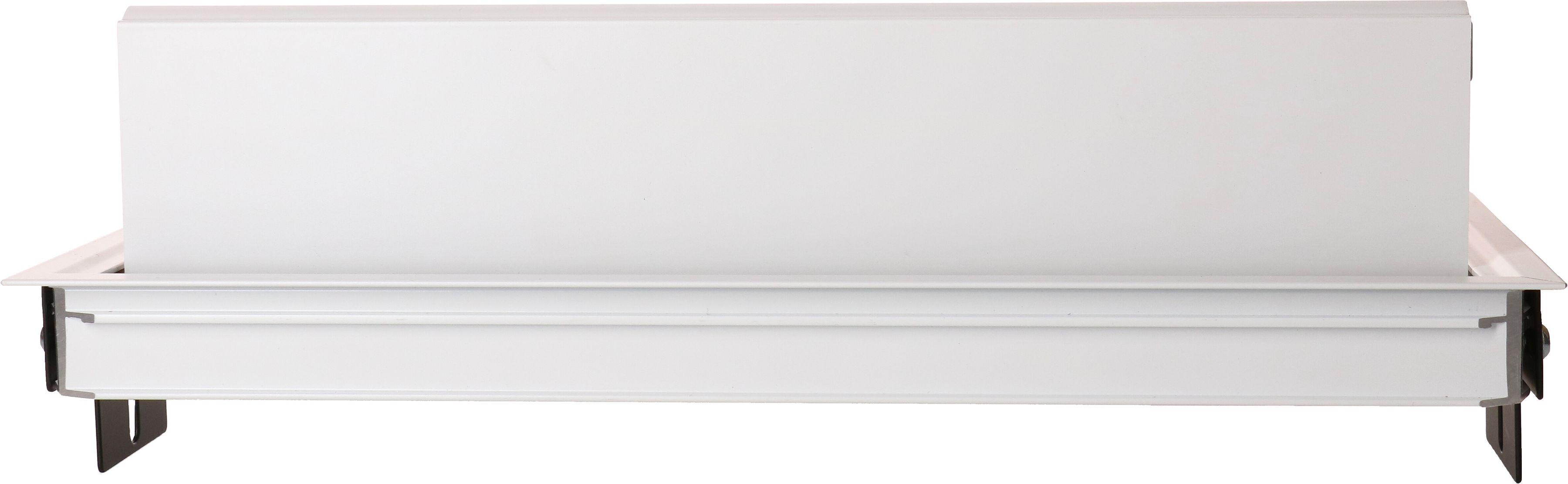 Duo plus Cover Einbaurahmen kurz weiss inkl. Befestigung