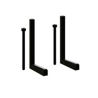 SUPRA set de montage noir pour 30-55mm