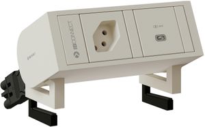 SUPRA bloc multiprise blanc 1x type 13 1x USB-C 60W