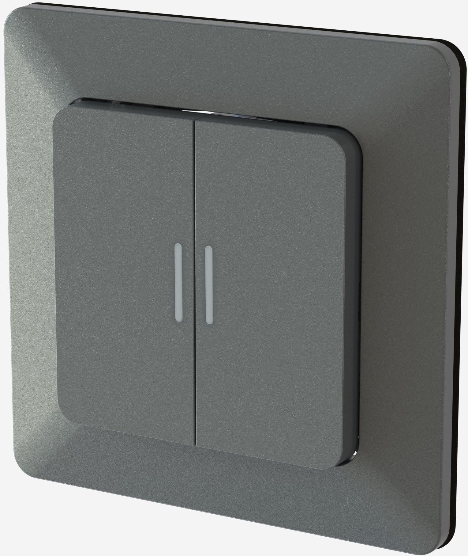 interrupteur à poussoir double s3+3 illu. ENC priamos ant