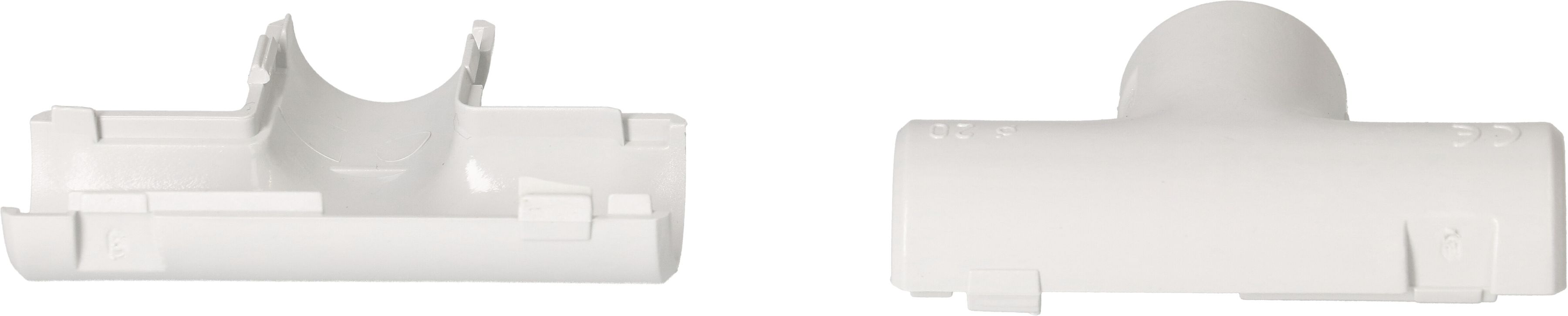 raccord T TIT M20 en 2 parties gris / 3 pièces