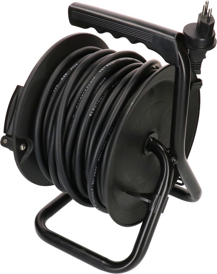 enrouleur de câble 3x type IP55 13 20m noir