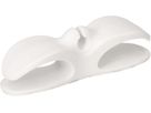 CABLE HOLD set blanc / 2 pièces