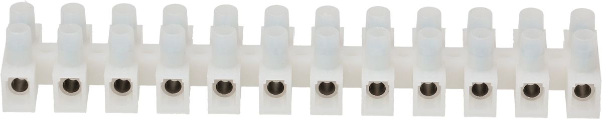 barrete de bornes 1000/12 2.5-6mm2 12 pôles naturel