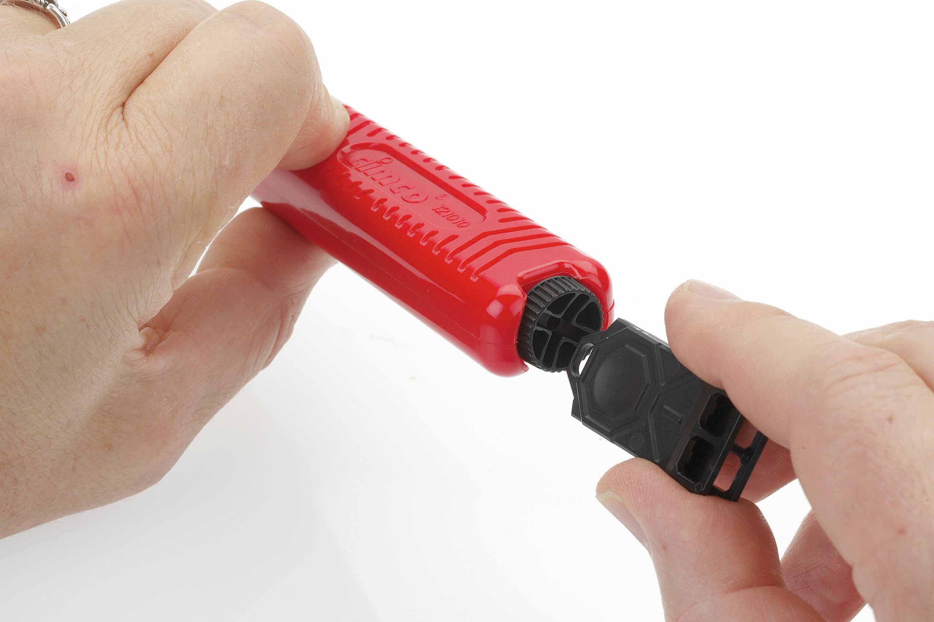 Couteau pour câbles avec lame à crochet 8-28mm de diamètre