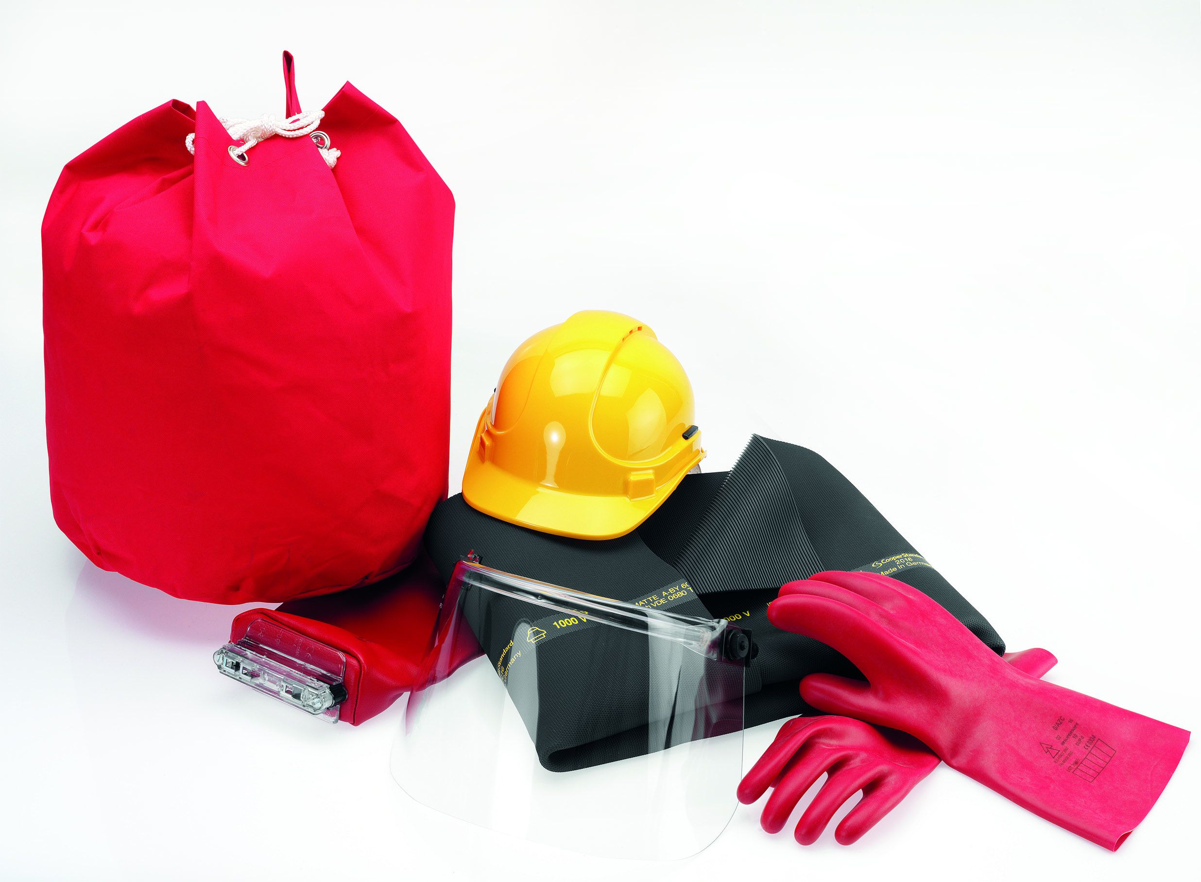 Assortiment de sécurité 5 pièces dans un sac à bandoulière