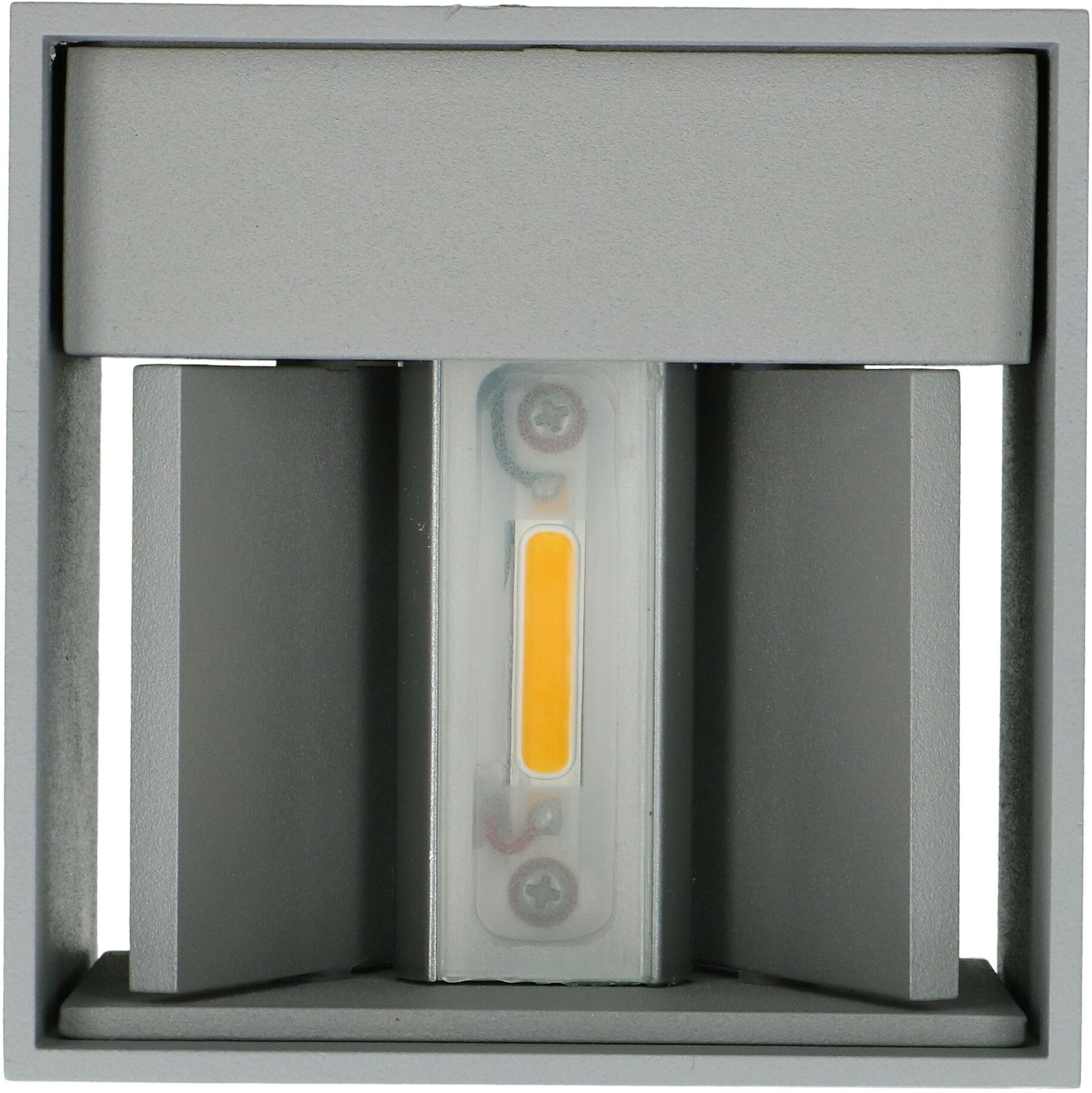 Applique murale à LED BIG-BOX gris alu RAL9006