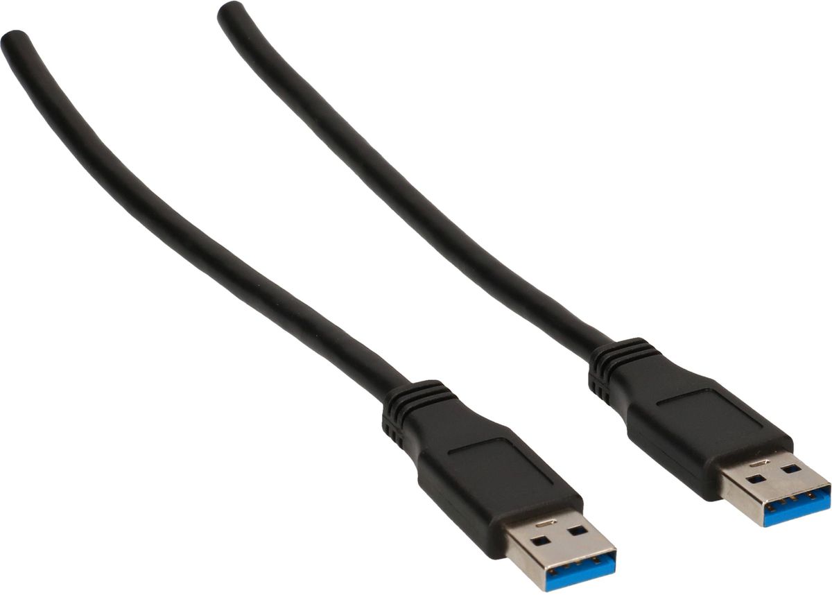 câble de raccordement USB A/A 3.0 3m noir