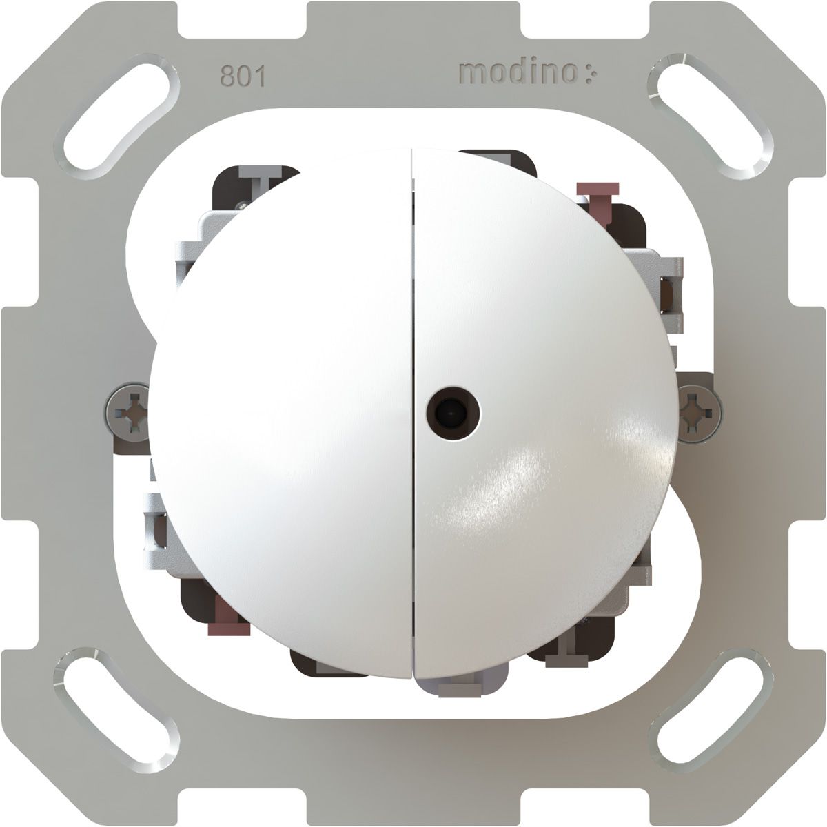 bouton-poussoir double NO/NF 1x illu. insert +pl. fr. exo IP55 bc