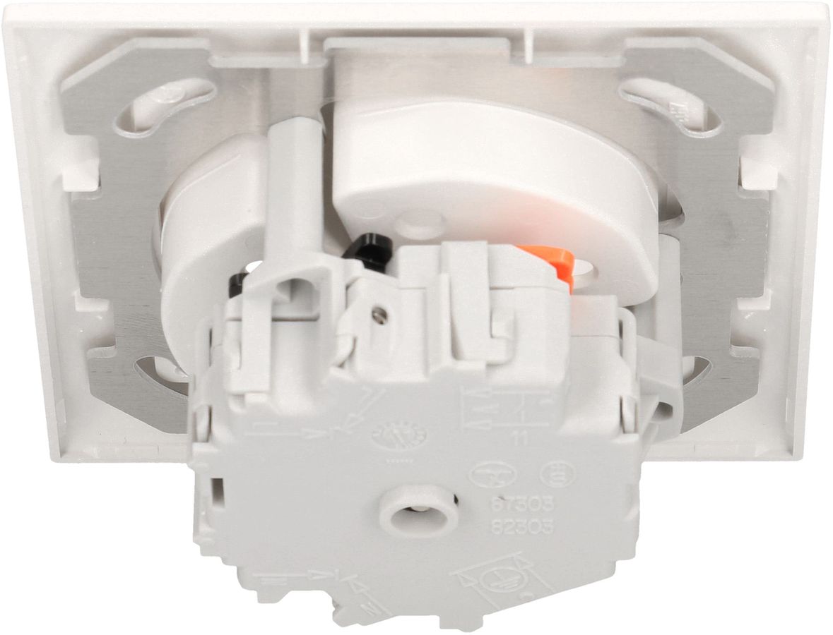 presa 3x tipo 13 1S dim.1x1 INC EdizioDue bianco