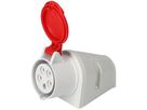 prise murale CEE 3P+N+E 400V/16A rouge IP44