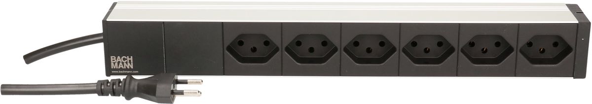 PDU 6x type 13 90° noir 1U