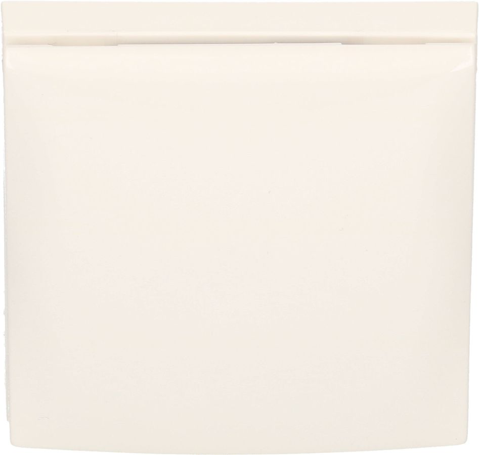 Abdeckrahmen Gr.1 UP mit Klappdeckel Integro weiss hochglanz