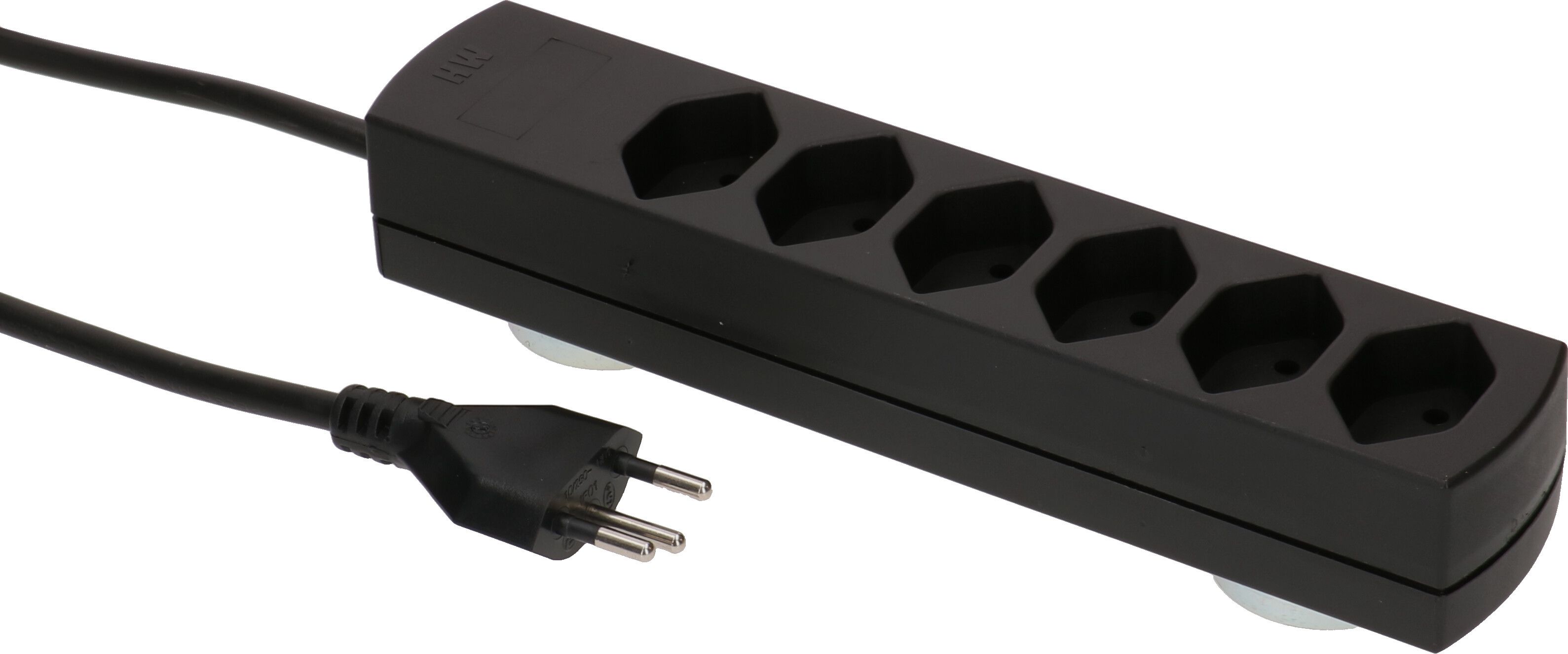 multiprise Safety Line 6x type 13 noir aimant 1.5m