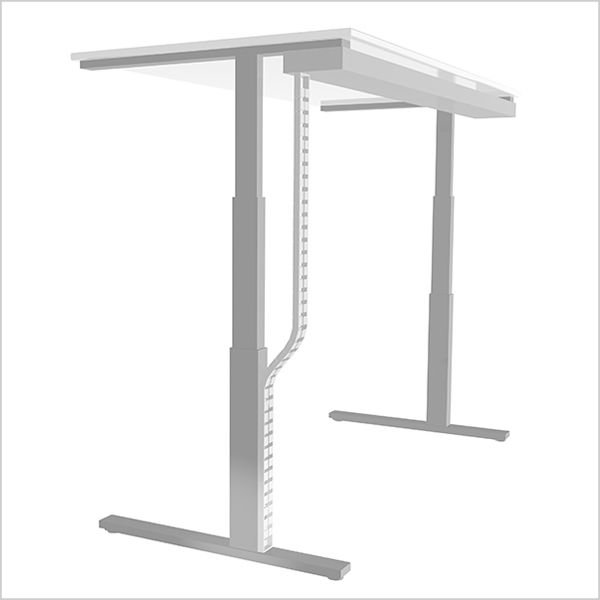 garniture serpentine de câble 1 Qube 1.27m noir RAL9005 aimant