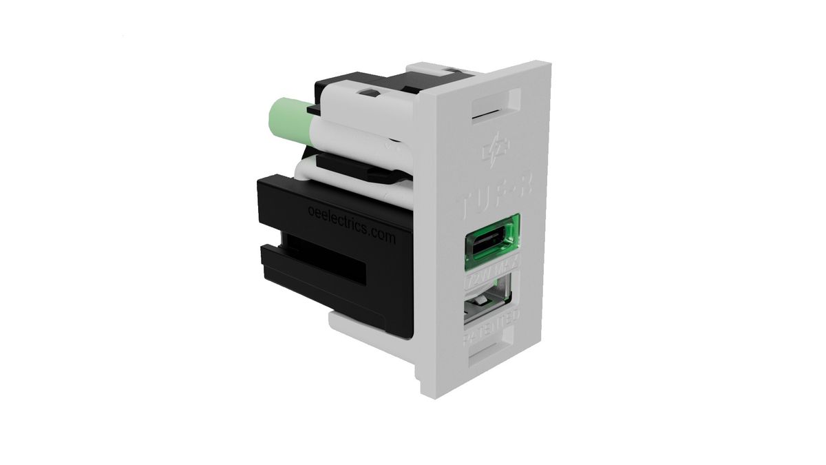 LIBERTY USB Charger QF05 TUF-R/HP avec USB-A/C 12/60W blanc