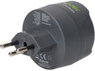 Q2 Power Welt Adapter Combo World to CH & Schuko