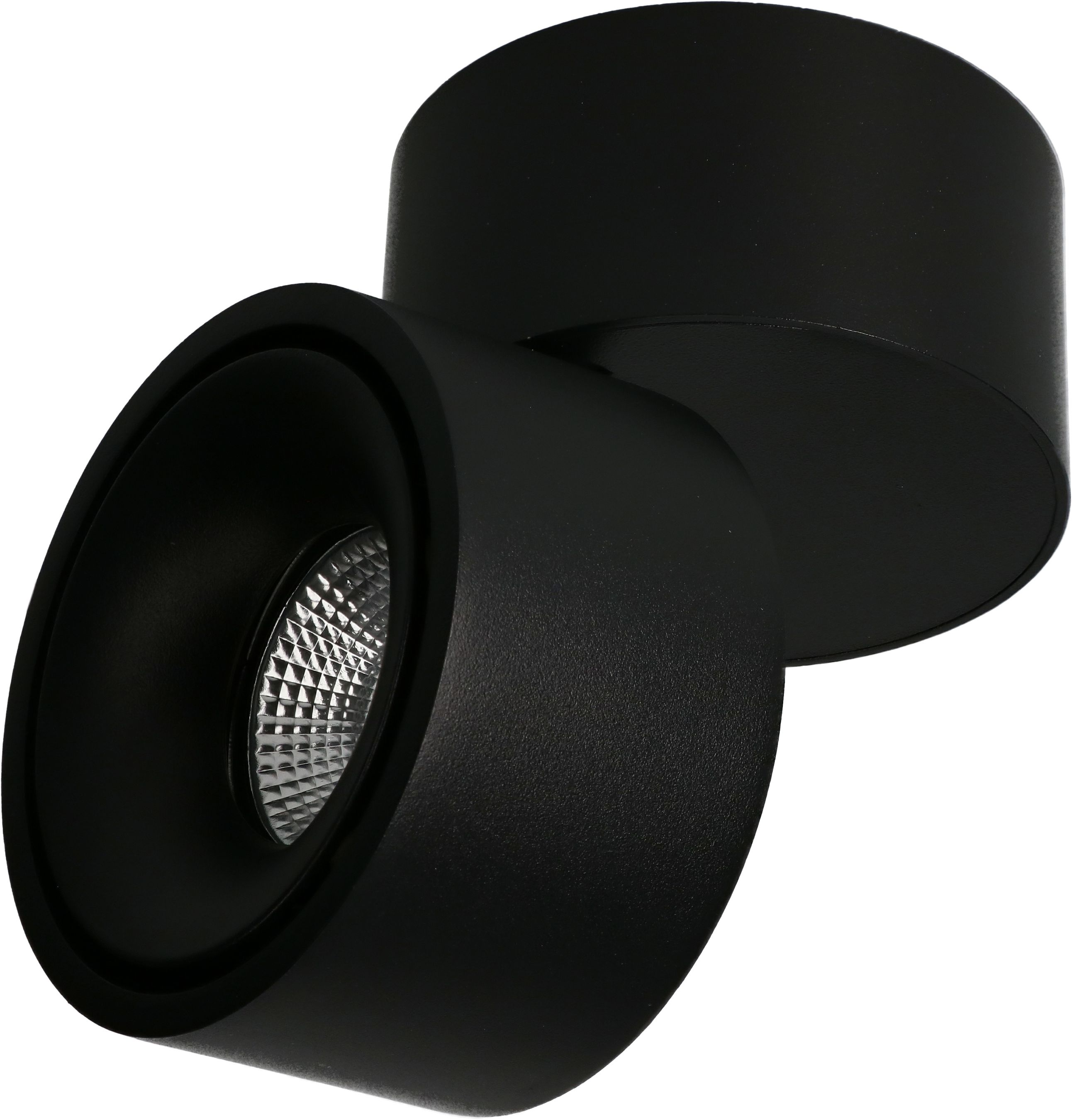Spot da soffitto a LED BIG SHINE nero opaco 3000K 1100lm 36°