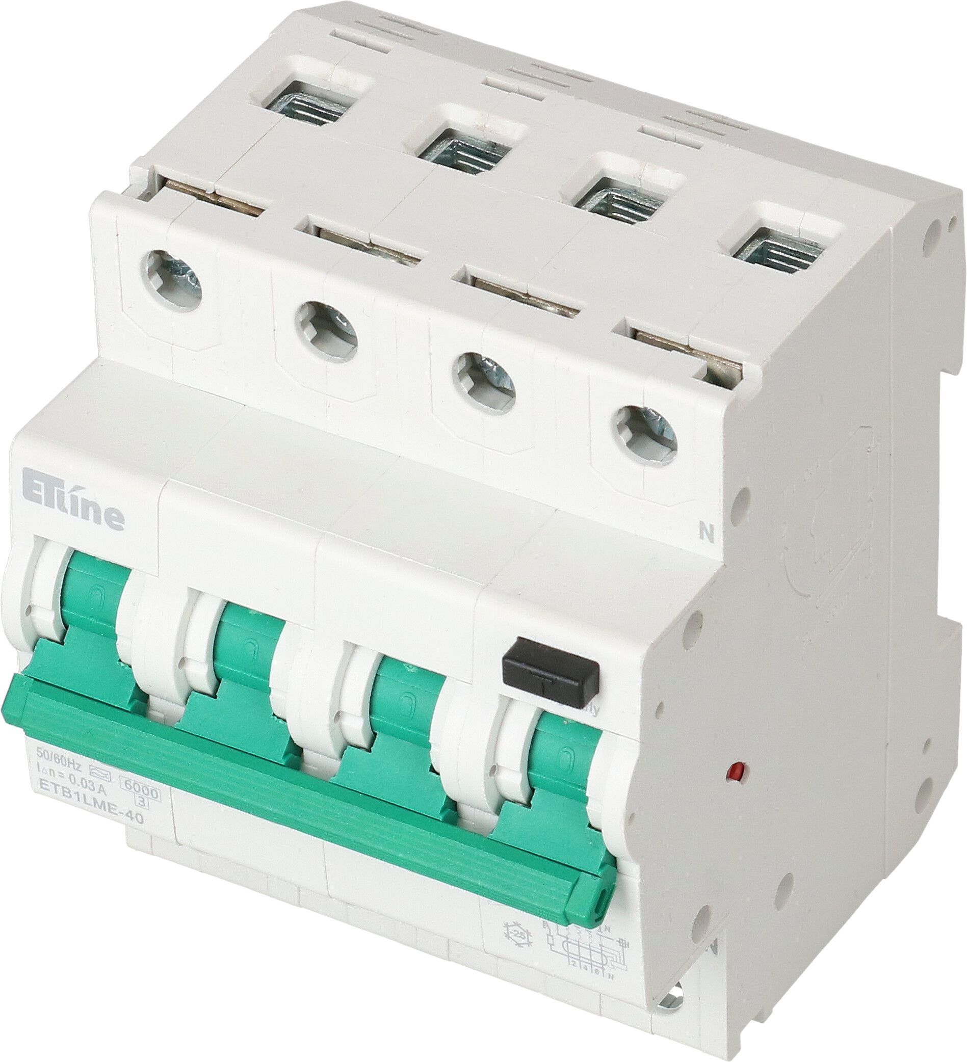FI/LS disjoncteur différentiel 3P+N C 13A 30mA type A 6kA