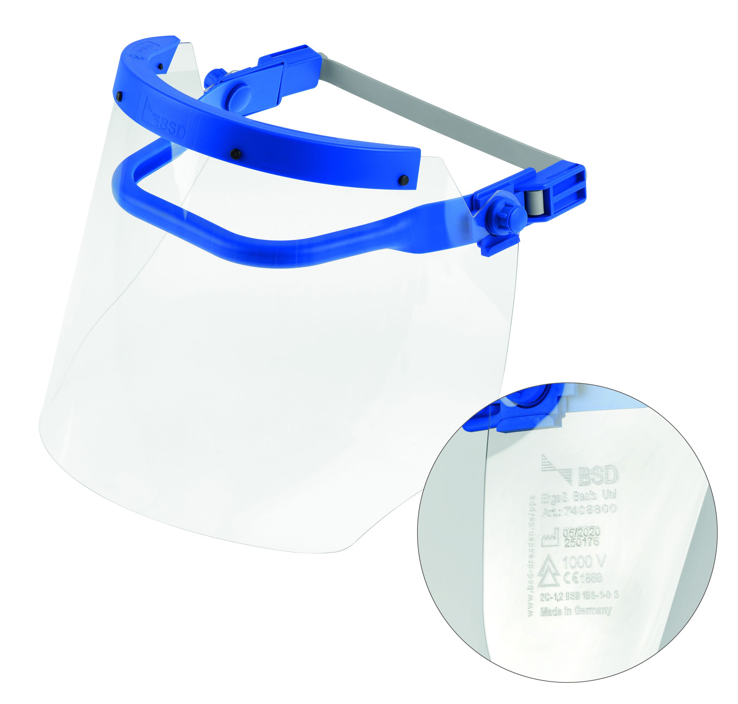 Cimco 1000V Gesichts-Schutzschirm Schutzklasse 1