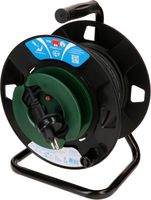 enrouleur de câble de jardin IP55 1x type 13 20m vert noir