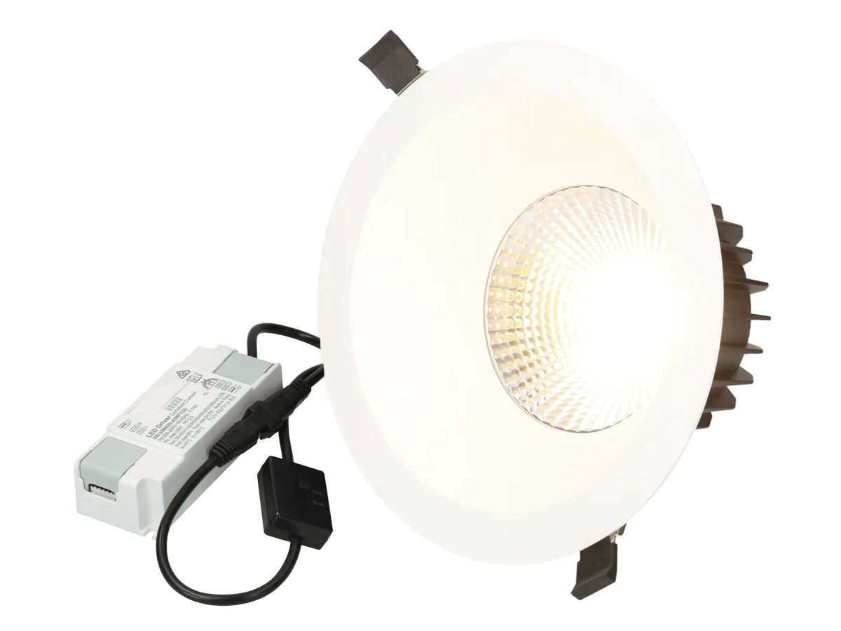 LED-Downlight ATMO Ø200 blanc 3000+4000K 2305lm 60°
