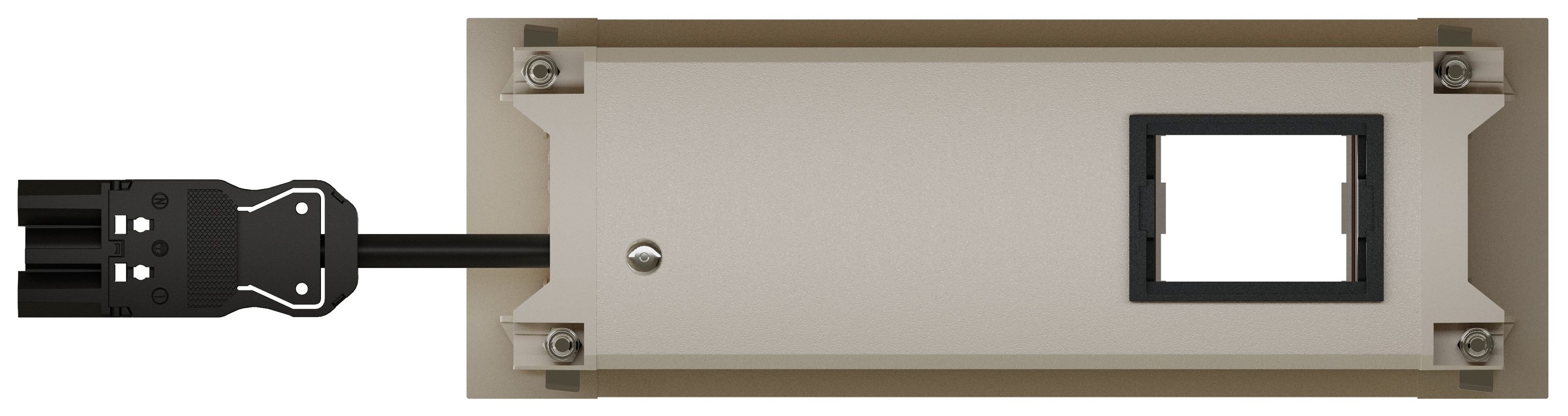 INTRO2.0 presa multipla bianco 1x tipo 13 1x USB-C 60W 1x vuoto