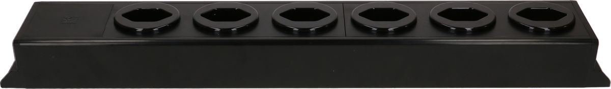 multiprise Power Line 6x type 13 noir/noir