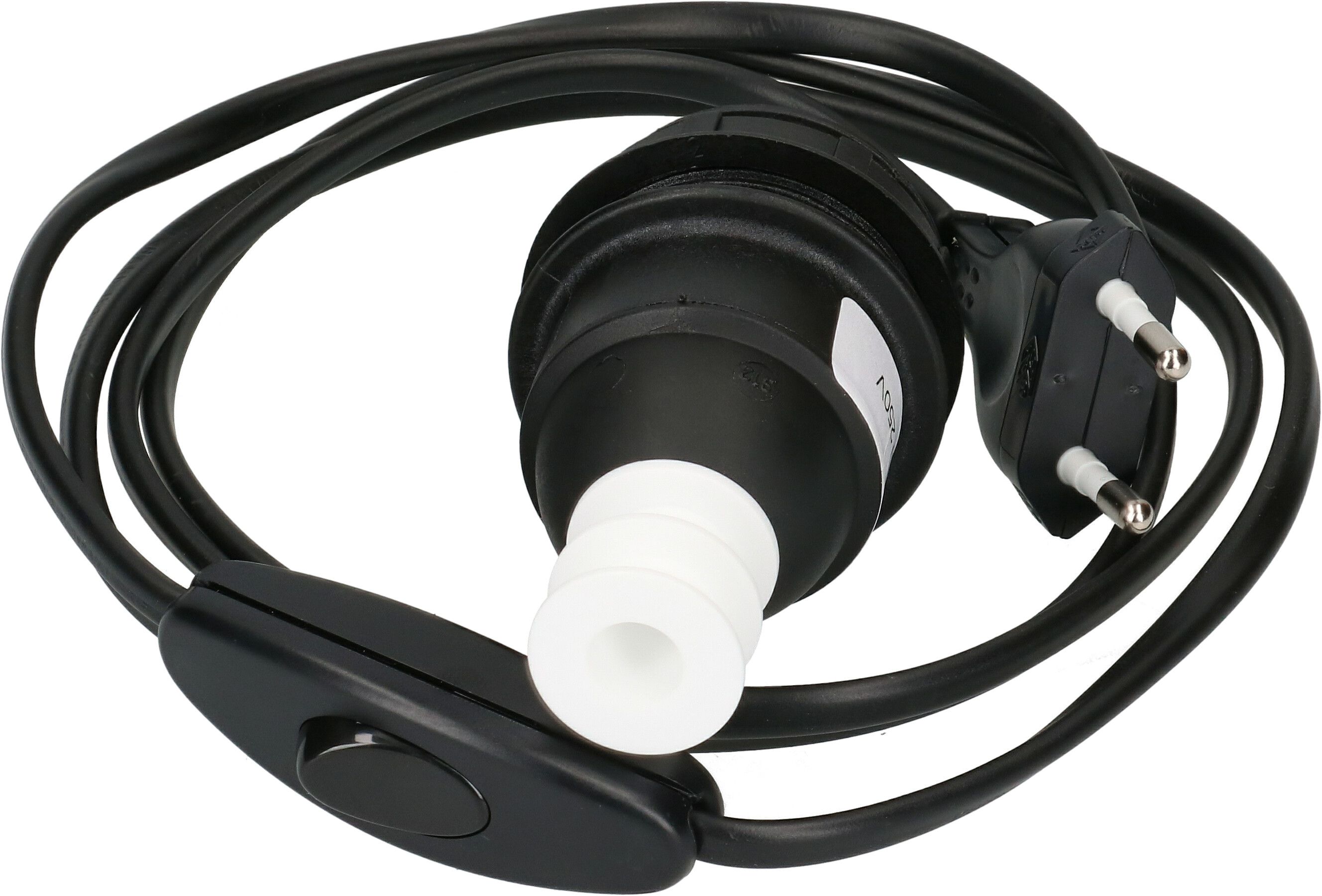 cordon de bouteille E27 noir L=1.5m