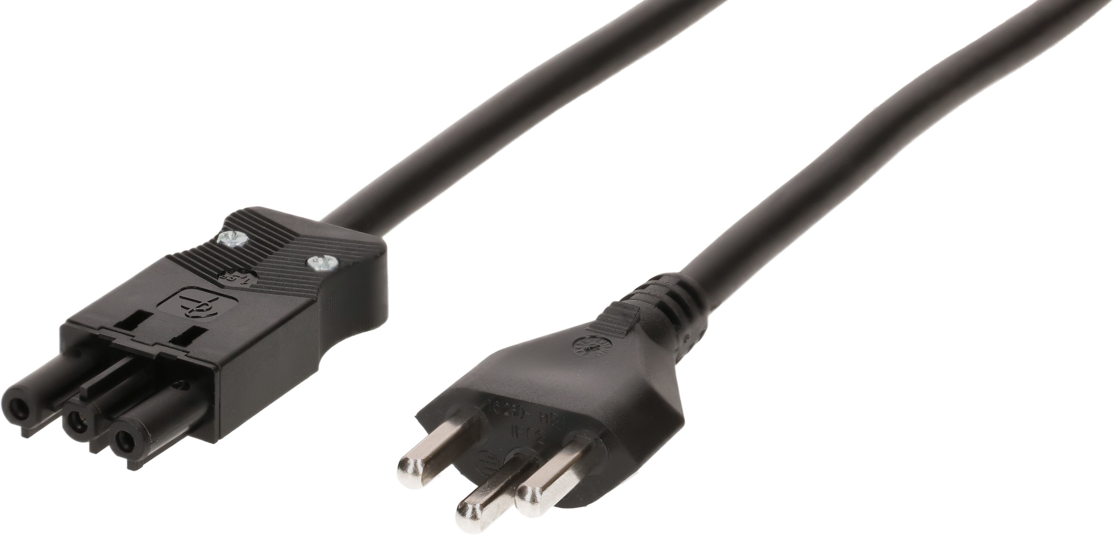 câble de raccordement TD H05VV-F3G1.5 3m noir type 23 / AC 166