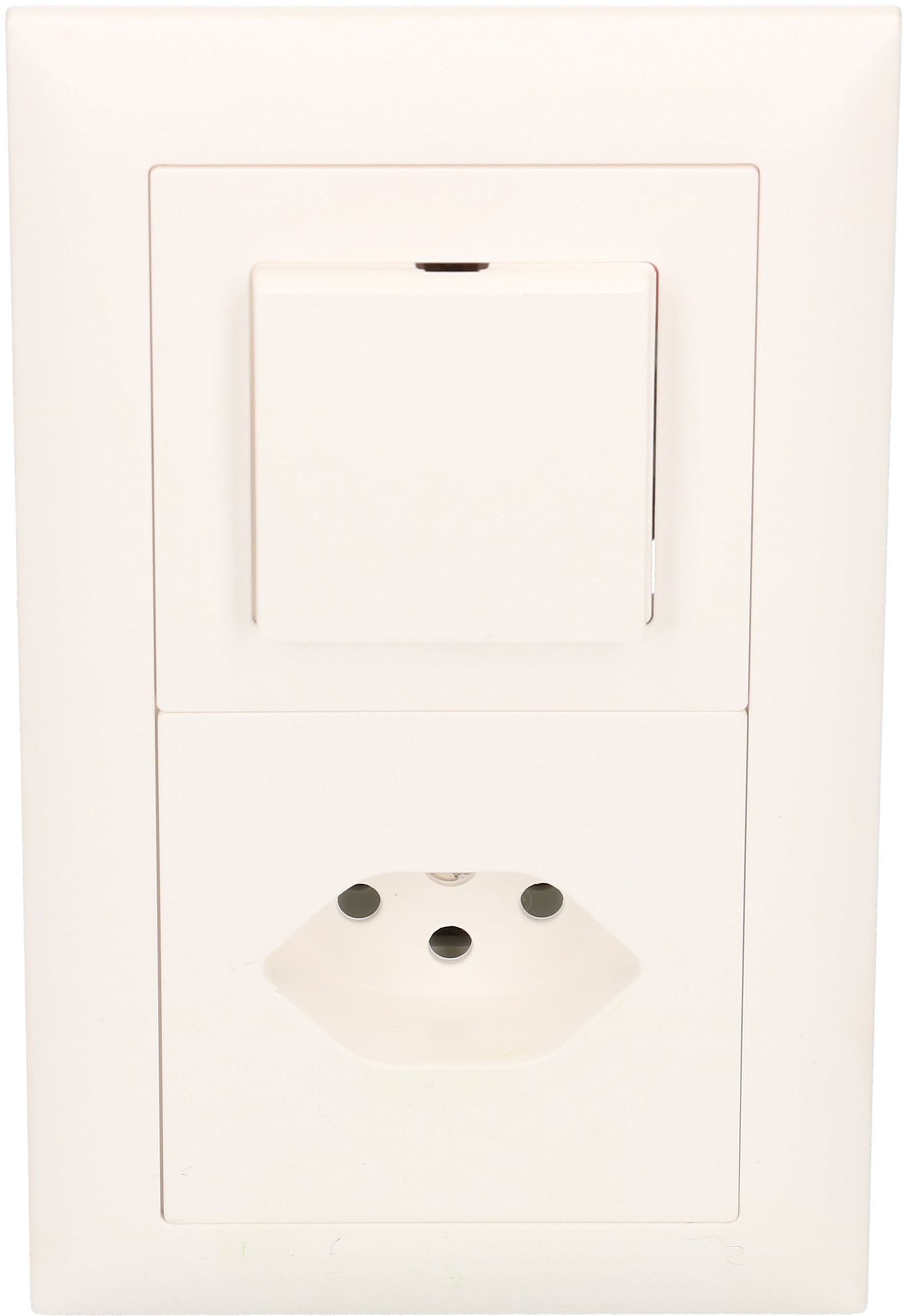 combinazione schema 3 / tipo 13 dim.2x1 INC EdizioDue bianco