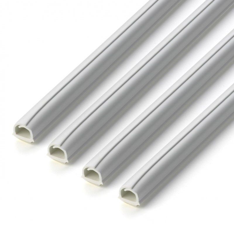Kabelkanal Cablefix 7mm weiss selbstklebend 1m 4 Stück
