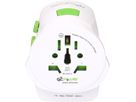 Weltreiseadapter QDAPTER 2-teilig mit USB A/C