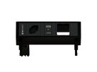 SUPRA Steckdoseneinheit schwarz 1x Typ 13 1x USB-A/C 1x Leermodul